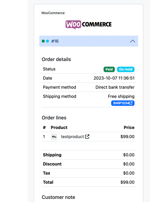 WooCommerce integration with Herodesk